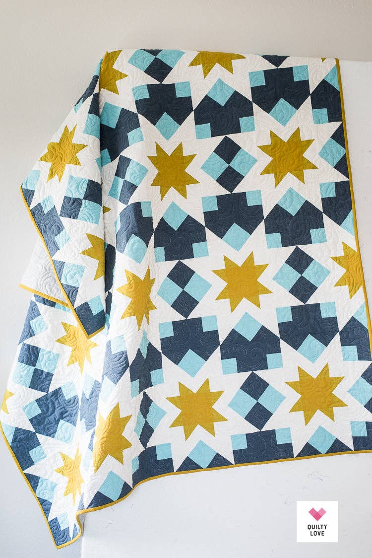 Quilty Love Night Stars Quilt Pattern