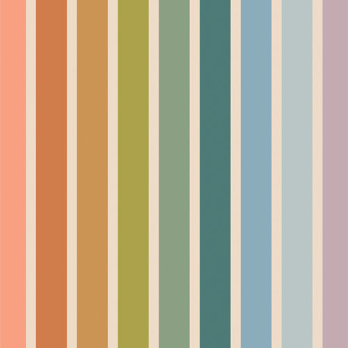 Art Gallery Fabrics Slow Summer - Summer Stripe - Canvas