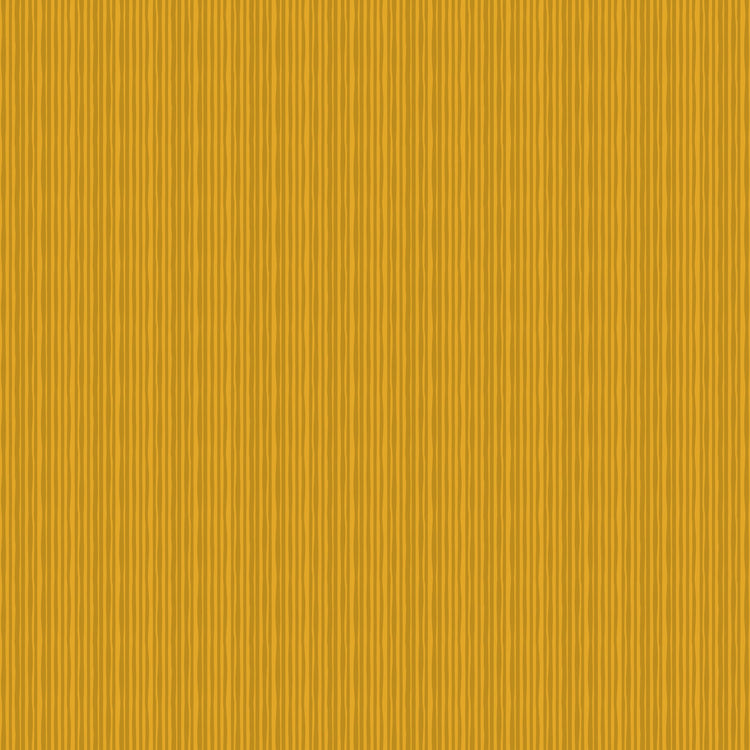 Sarah Hearts - Joyful June - Ochre Stripe Canvas