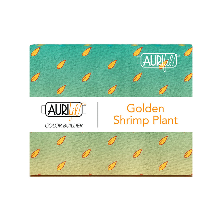 Aurifil Colour Builder 3 Pack - Golden Shrimp Plant