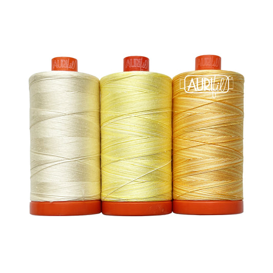 Aurifil Colour Builder 3 Pack - Golden Trumpet