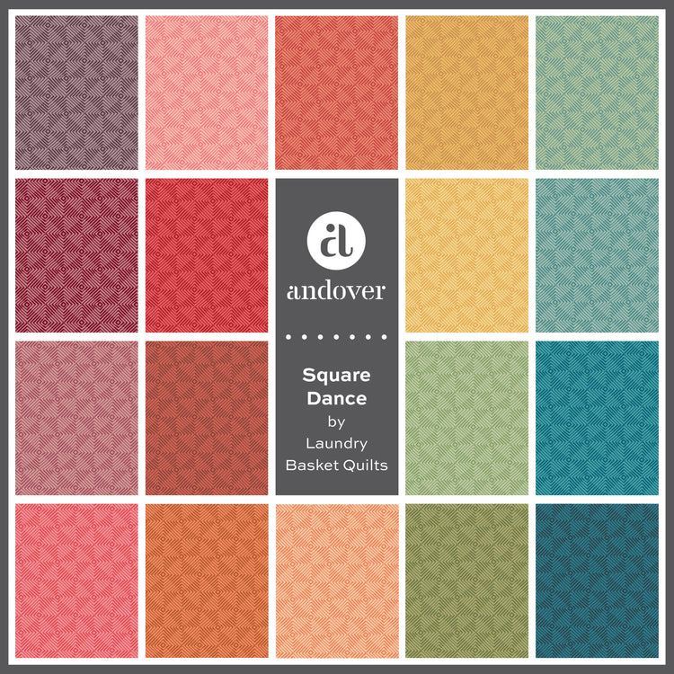 Edyta Sitar Laundry Basket Quilts -  Square Dance - 5" Charm Pack