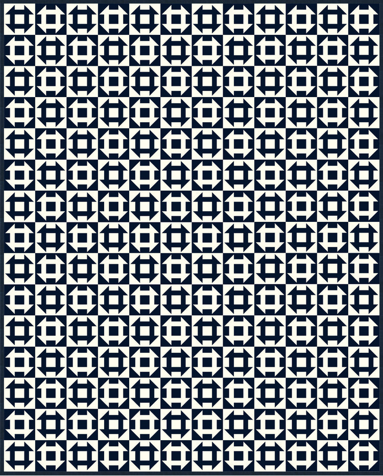 Whistler Studios - Perfect Points II - Churn Dash - Navy