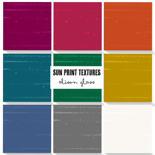Andover - Alison Glass - Sun Print Textures - Canvas Print - 9 Fat Quarter Bundle