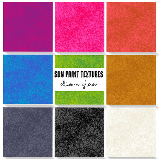 Andover - Alison Glass - Sun Print Textures - Entropy - 9 Fat Quarter Bundle
