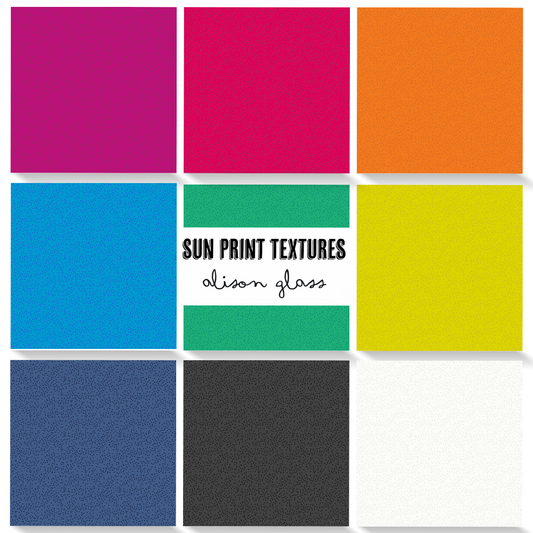 Andover - Alison Glass - Sun Print Textures - Pebbles - 9 Fat Quarter Bundle