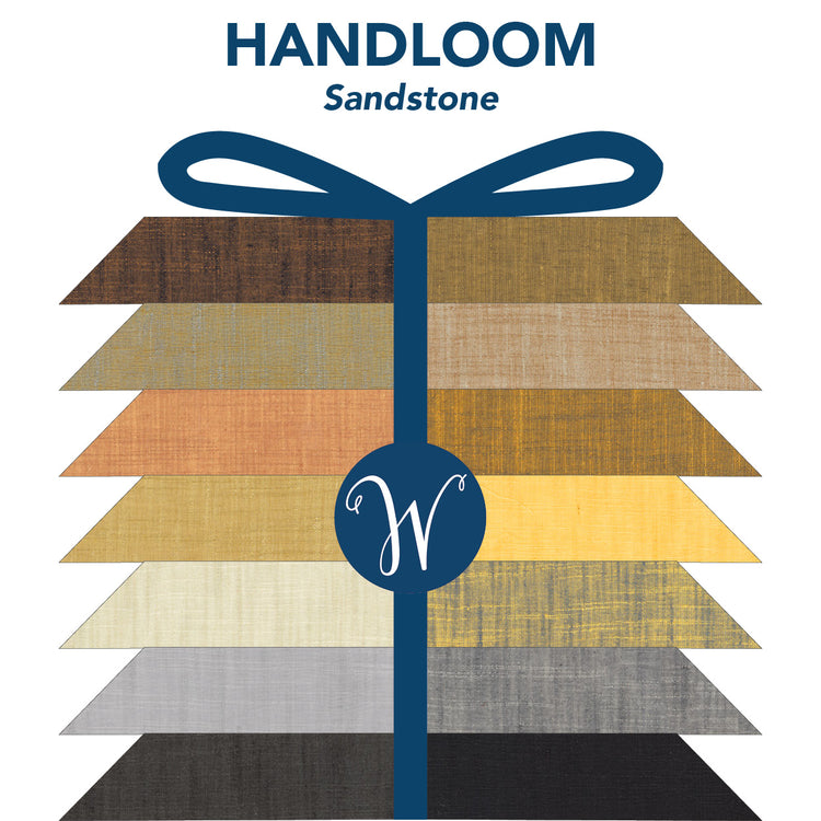 Tara Faughnan - Handloom Wovens - 16 Fat Quarter Pack Sandstone - Deposit - Pre-Order Due June 2026