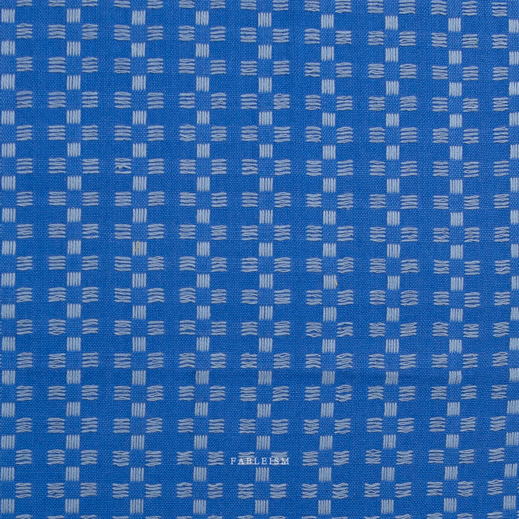 Fableism Fine & Dandy - Basketweave - In Bright Blue