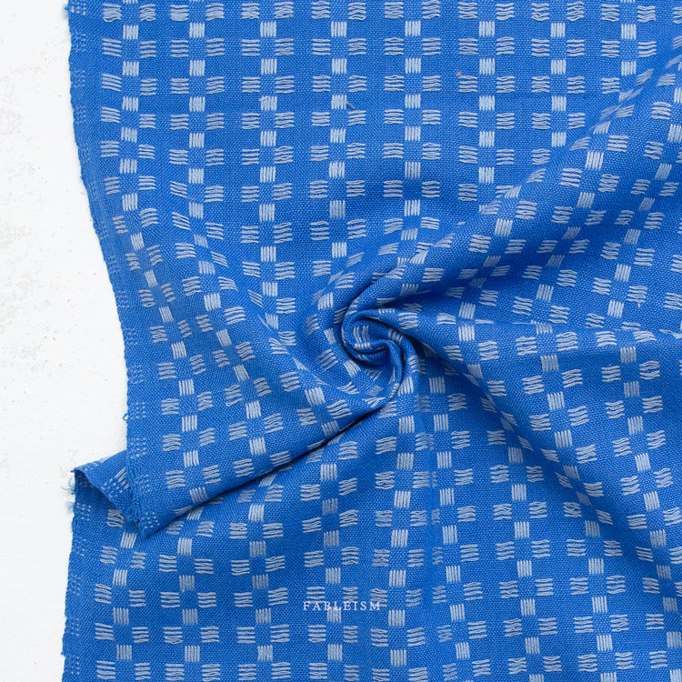 Fableism Fine & Dandy - Basketweave - In Bright Blue