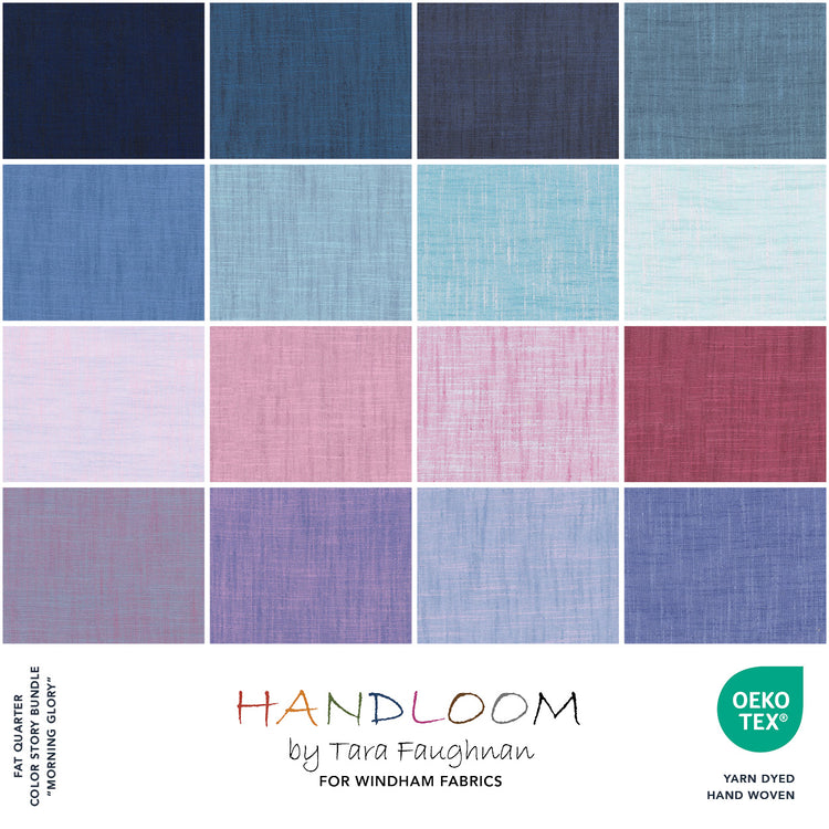 Tara Faughnan - Handloom Wovens - 16 Fat Quarter Pack Morning Glory - Deposit - Pre-Order Due June 2026