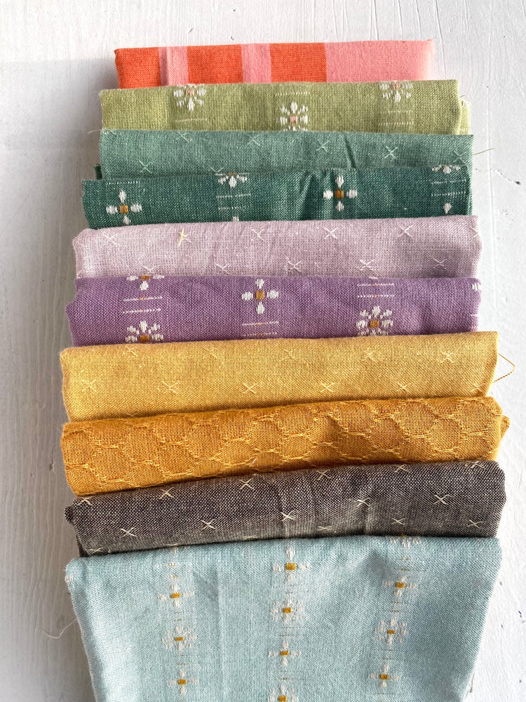 Jo Avery Curated Fabric Bundle - 10 Fat Eighths - Tutti Frutti
