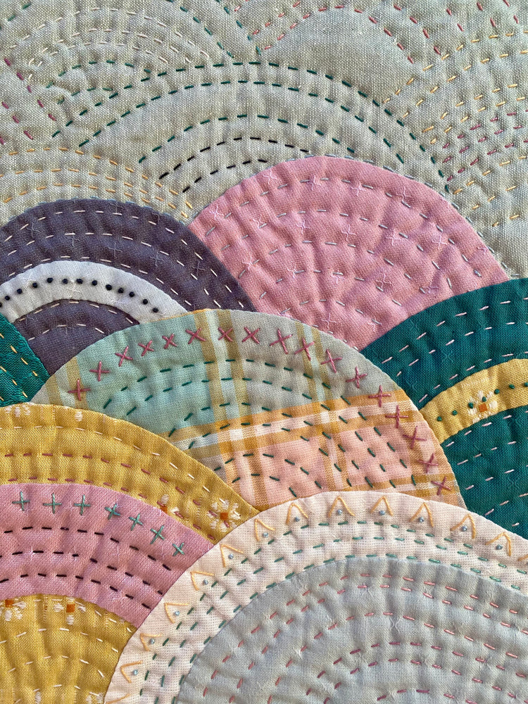 Jo Avery Curated Fabric Bundle - 10 Fat Eighths - Marshmallow