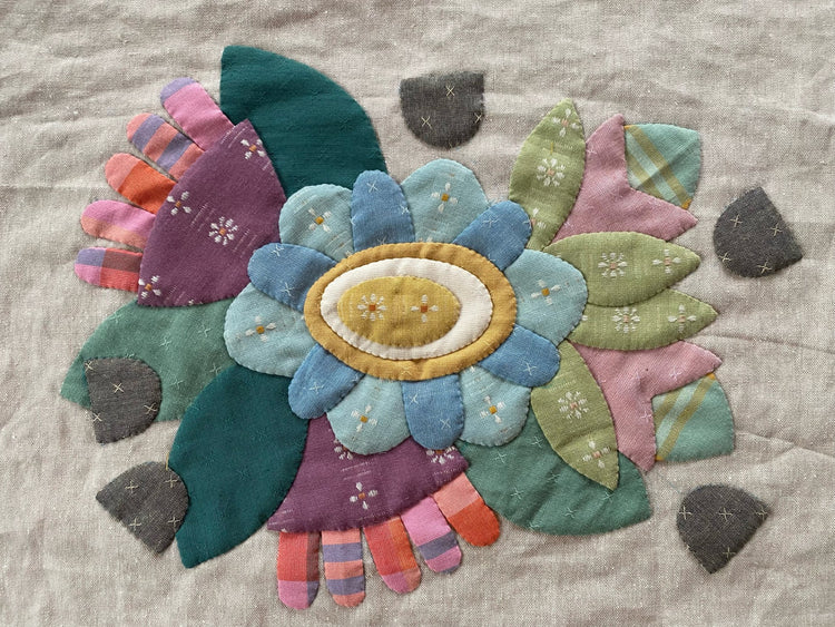 Jo Avery Full Bloom Wall Hanging Curated Fabric Bundle -Large