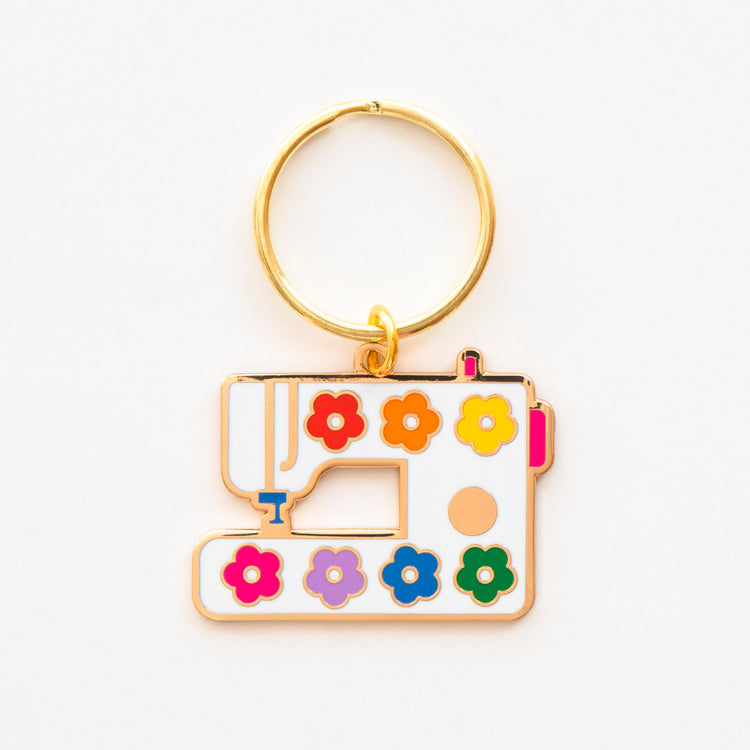 Sarah Hearts - Daisy Sewing Machine Keyring