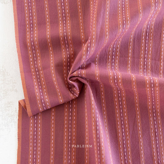 Fableism Lucky Loom - Stitch Stripe - Blackberry - Pre-Order Due End Sept 2025