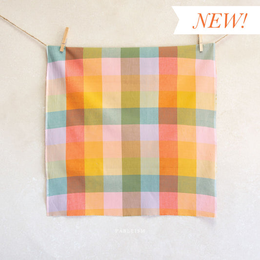 Fableism Lumiere 55" Wide - Happy Checkers In Bloom