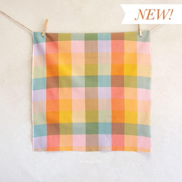 Fableism Lumiere 55" Wide - Happy Checkers In Bloom