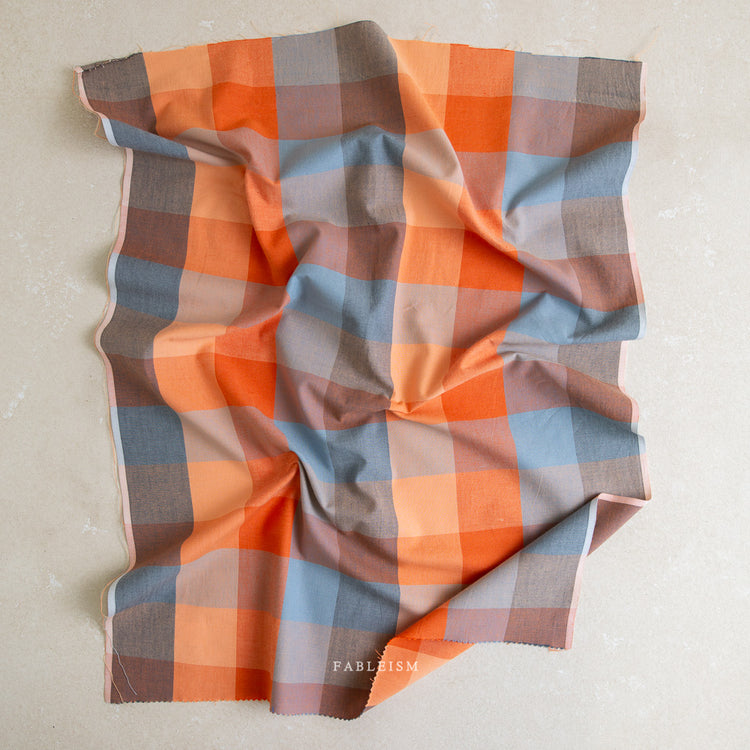 Fableism Lumiere 55" Wide - Happy Checkers In Sailor