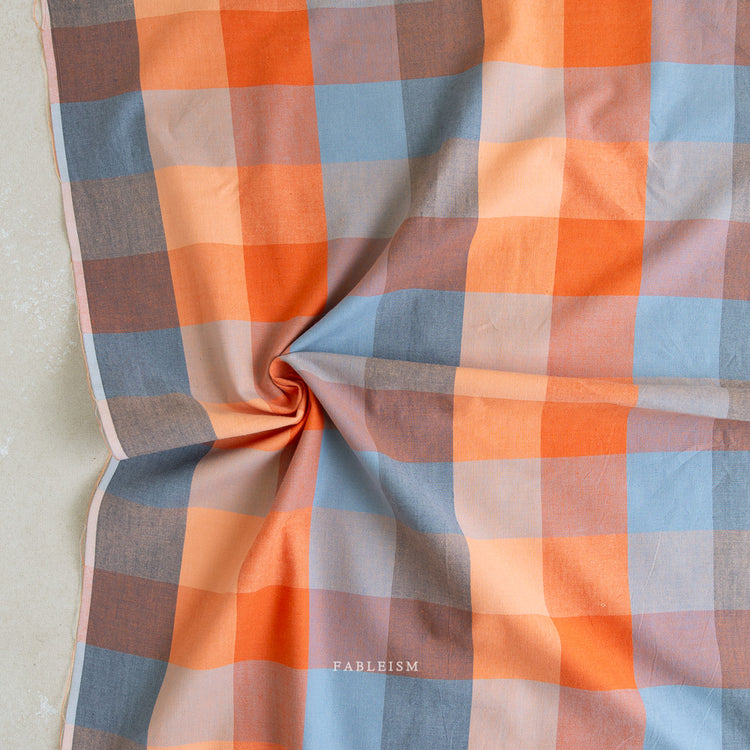 Fableism Lumiere 55" Wide - Happy Checkers In Sailor