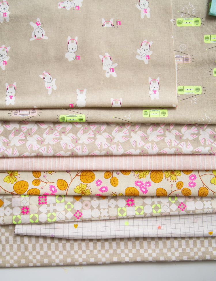 Ruby Star Society LoFi Linens - Blocked - Khaki - Pre-Order Due End October 2026