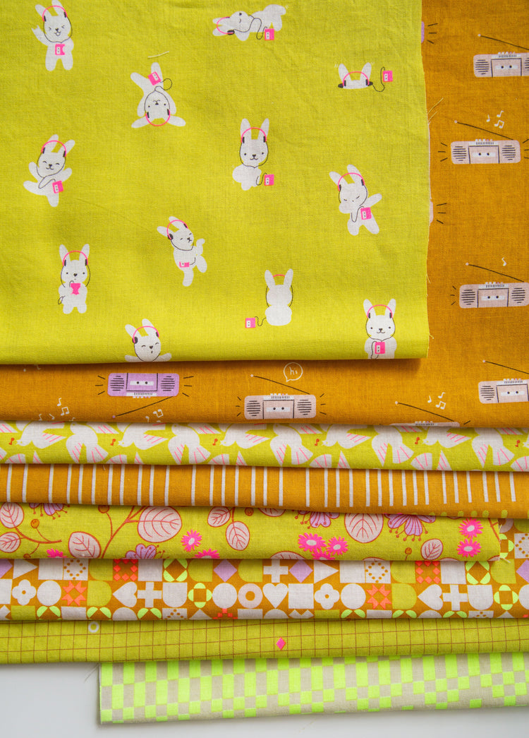 Ruby Star Society LoFi Linens - Power Grid - Citron - Pre-Order Due End October 2026