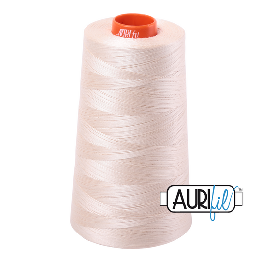 Aurifil 50wt Cotton Cone - Light Sand 2000