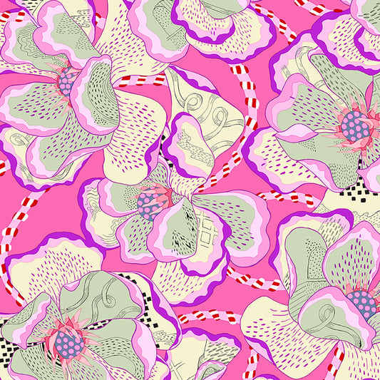 Penny Jeffries - Bloom & Burrow - Ball Blooms Magenta - Pre-Order Due March/April 2027