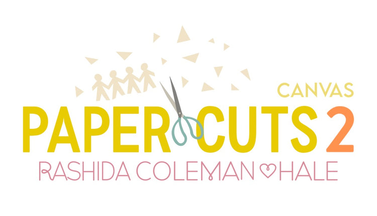 Ruby Star Society Canvas Paper Cuts 2 - Hana - Persimmon
