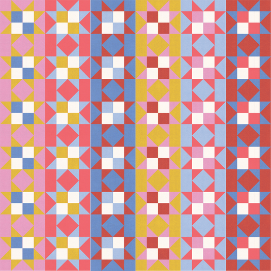 Ruby Star Society - Warp & Weft Hue Edward Quilt Kit - By Penelope Handmade