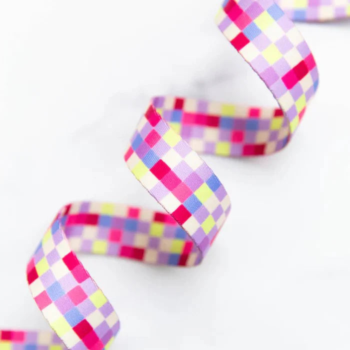 Ruby Star Society 1" Wide Webbing - Pixels