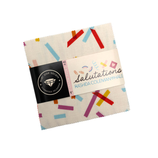 Ruby Star Society Salutations 5" Charm Pack