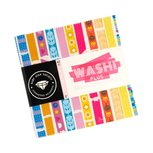 Ruby Star Society Washi Plus 5" Charm Pack - Pre-Order Due End Oct 2025