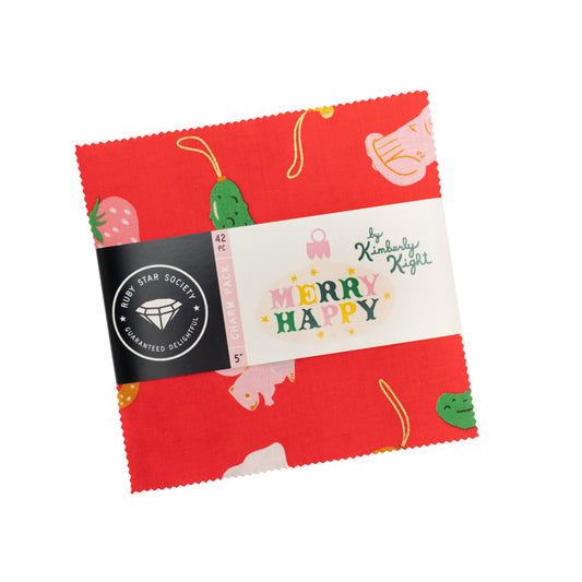Ruby Star Society Merry Happy 5" Charm Pack - Pre-Order Due October 2026