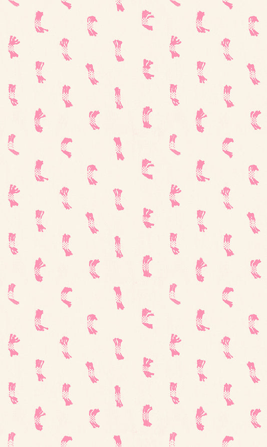 Ruby Star Society Warp & Weft Ooh Lucky Lucky - Flicker Natural & Pink