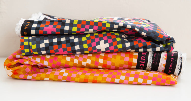 Ruby Star Society Catnap - Granny Square Black - Rayon