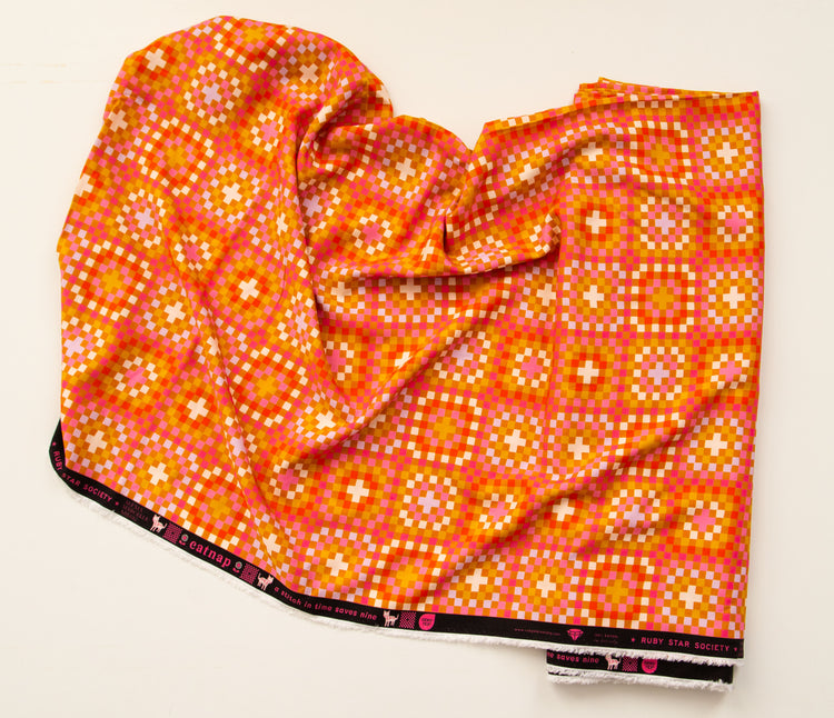 Ruby Star Society Catnap - Granny Square Caramel - Rayon