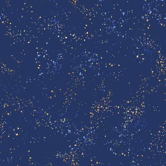 Ruby Star Society Speckled Extra Wide 108" Quilt Back - Navy