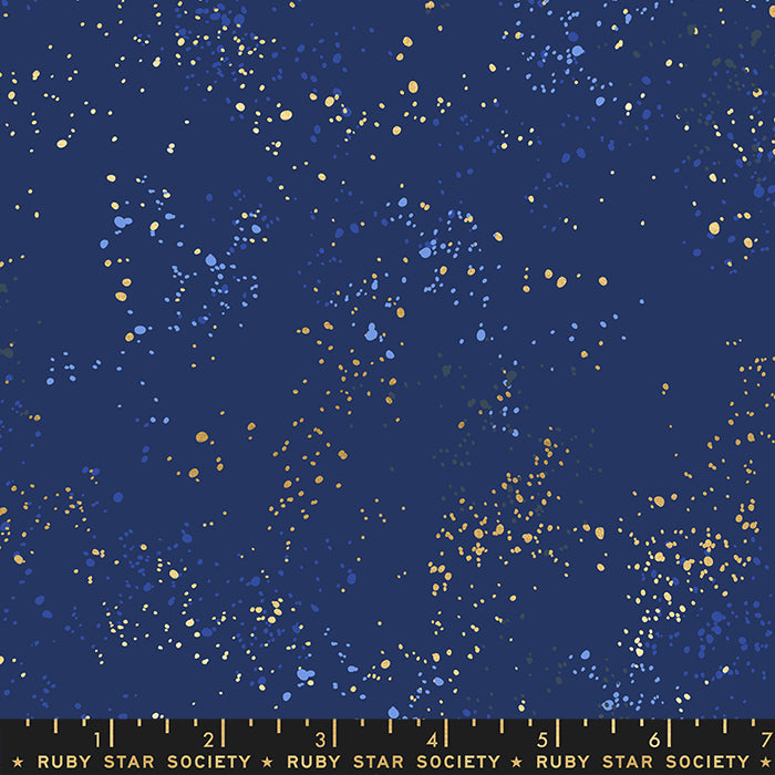 Ruby Star Society Speckled Extra Wide 108" Quilt Back - Navy