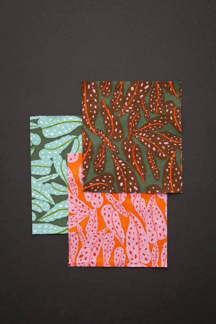 Ruby Star Society Calathea - Overlapping Leaves Pecan - Pre-Order Due Feb 2026