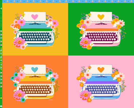 Ruby Star Society Best Day Ever - Typewriter Panel - Multi - Pre-Order due Oct/Nov 2025