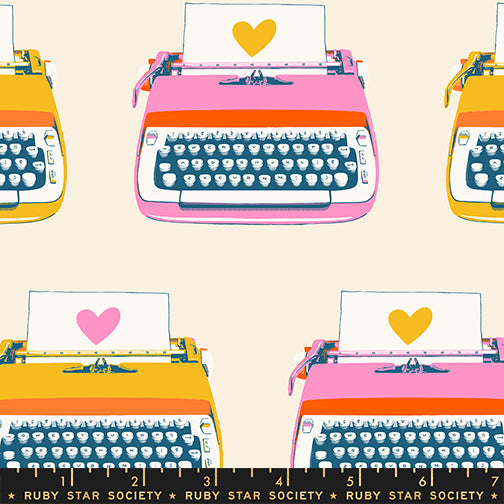 Ruby Star Society Best Day Ever - Typewriters - Natural - Pre-Order Due Oct/Nov 2025