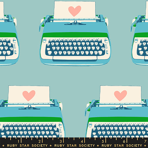 Ruby Star Society Best Day Ever - Typewriters - Turquoise - Pre-Order Due Oct/Nov 2025