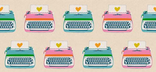 Ruby Star Society Best Day Ever - Typewriters - Natural - Canvas - Pre-Order Due Oct/Nov 2025