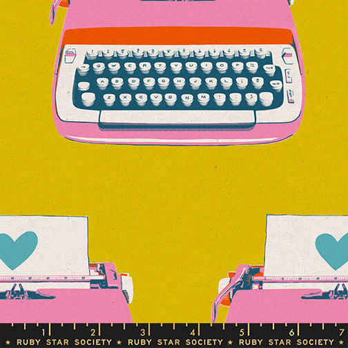Ruby Star Society Best Day Ever - Typewriters - Golden Hour - Canvas - Pre-Order due Oct/Nov 2025