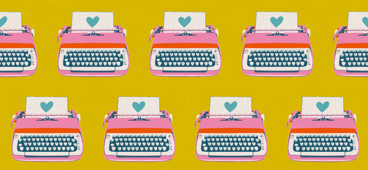 Ruby Star Society Best Day Ever - Typewriters - Golden Hour - Canvas - Pre-Order due Oct/Nov 2025