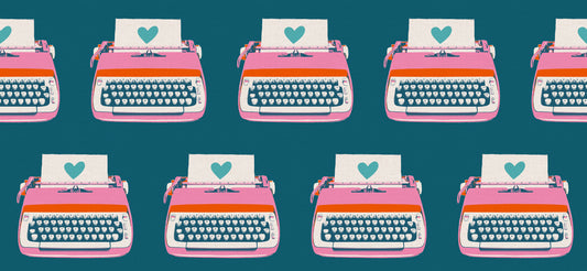 Ruby Star Society Best Day Ever - Typewriters - Teal - Canvas - Pre-Order due Oct/Nov 2025