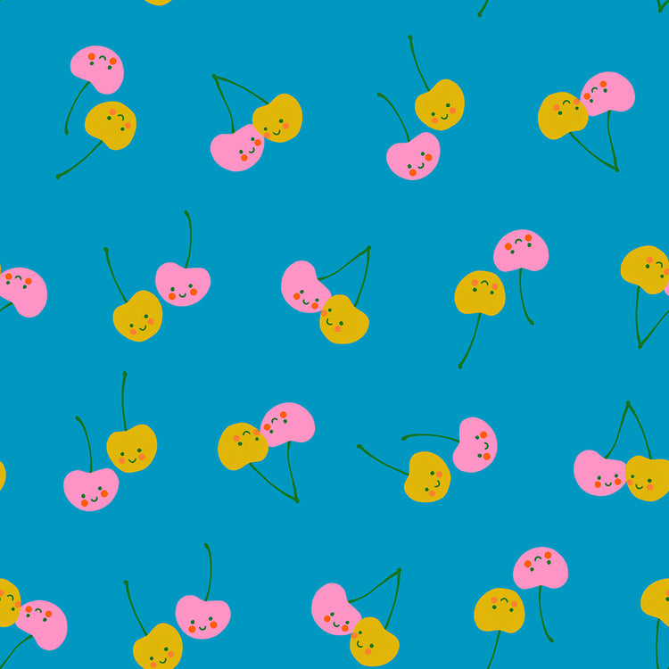 Ruby Star Society Trinketry - Cherry Friends - Bright Blue