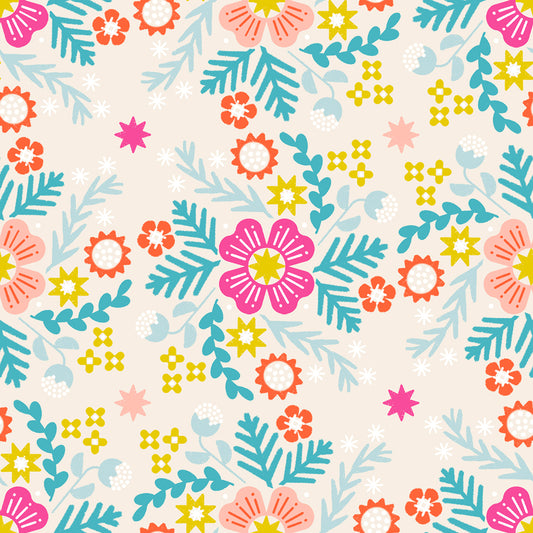 Ruby Star Society Pivot - Wild Flower Natural - Canvas