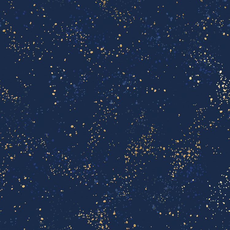Ruby Star Society Speckled - Canvas - Navy - Pre-Order Due April