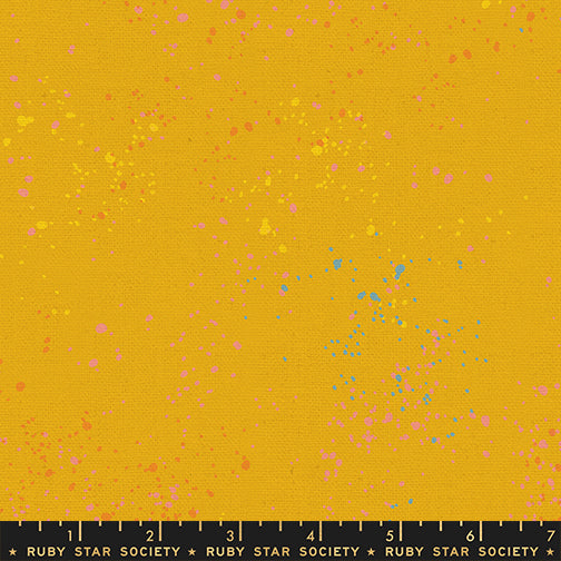 Ruby Star Society Speckled - Canvas - Goldenrod - Pre-Order Due April